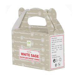 white sage backflow cones