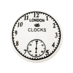 Ceramic Knob London Clocks