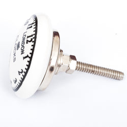 Ceramic Knob London Clocks