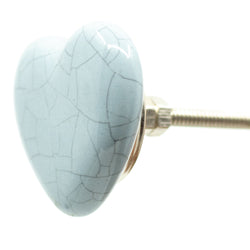 Grey Crackle ceramic drawer knobs