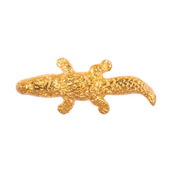 Alligator Gold Knob