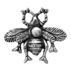 Bumble Bee Knob - Silver