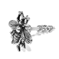 Bumble Bee Knob - Silver