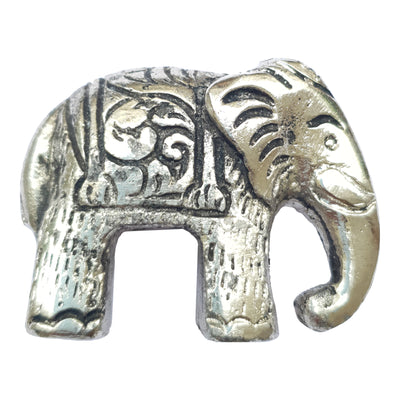 Elephant Antique Chrome Knob
