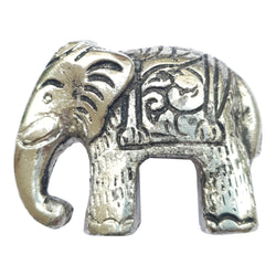 Elephant (Left) Silver Knob 