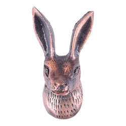 Hare Head Bronze Knob