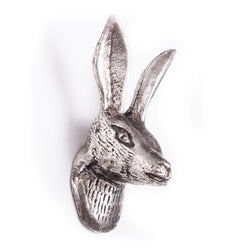 Hare Head Silver Knob