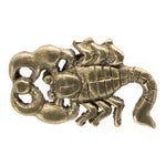 Scorpion Brass Knob