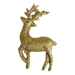 Stag Brass Knob