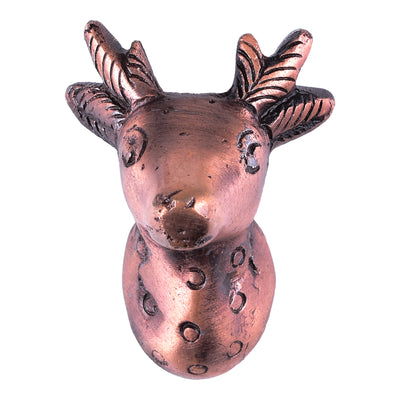 Stag Head Bronze Knob