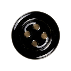 Black Button Ceramic Knob