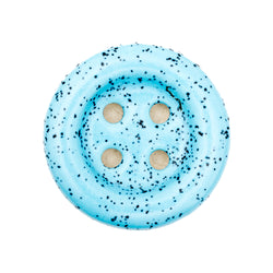 Blue with Grit Button Ceramic Knob