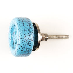 Blue Ceramic knobs