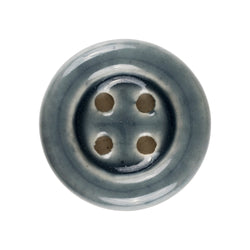 Grey Button Ceramic Knob