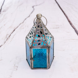 Blue Moroccan Lantern Design 3