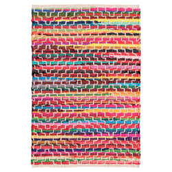 Mandira Diamond Cotton Chindi Rag Rug