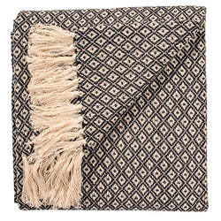 Black Diamond Cotton Handloom Throw